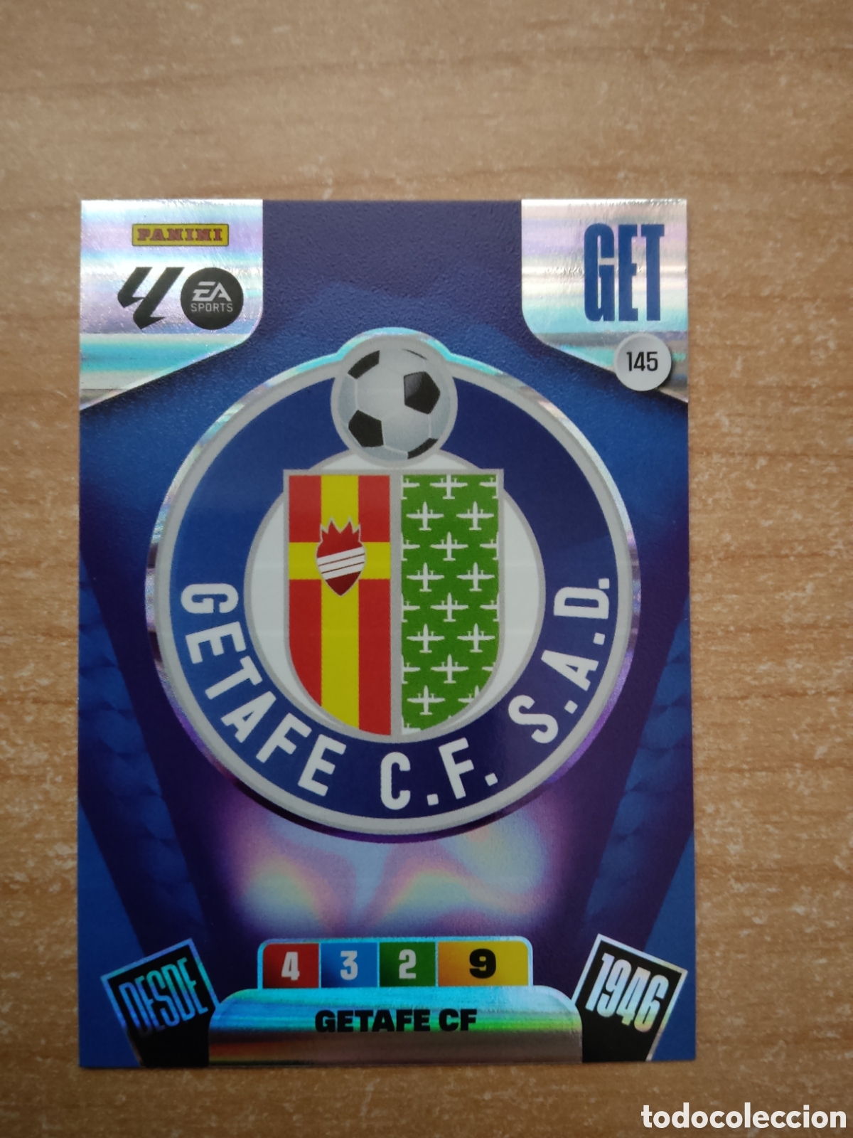 Cromos de f&uacute;tbol: 145 ESCUDO GETAFE ADRENALYN XL LIGA 2025 2026