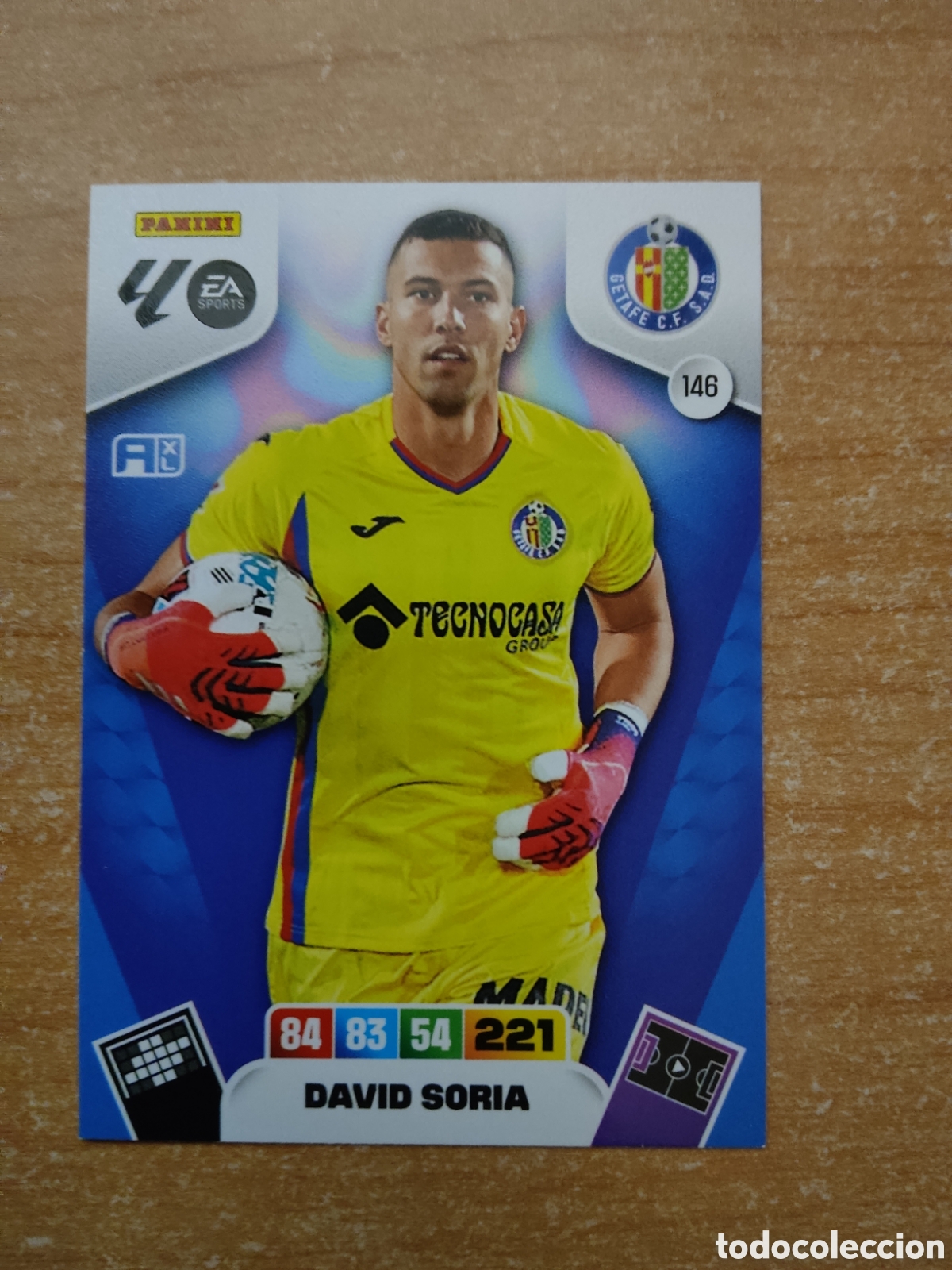 Cromos de f&uacute;tbol: 146 DAVID SORIA GETAFE ADRENALYN XL LIGA 2025 2026