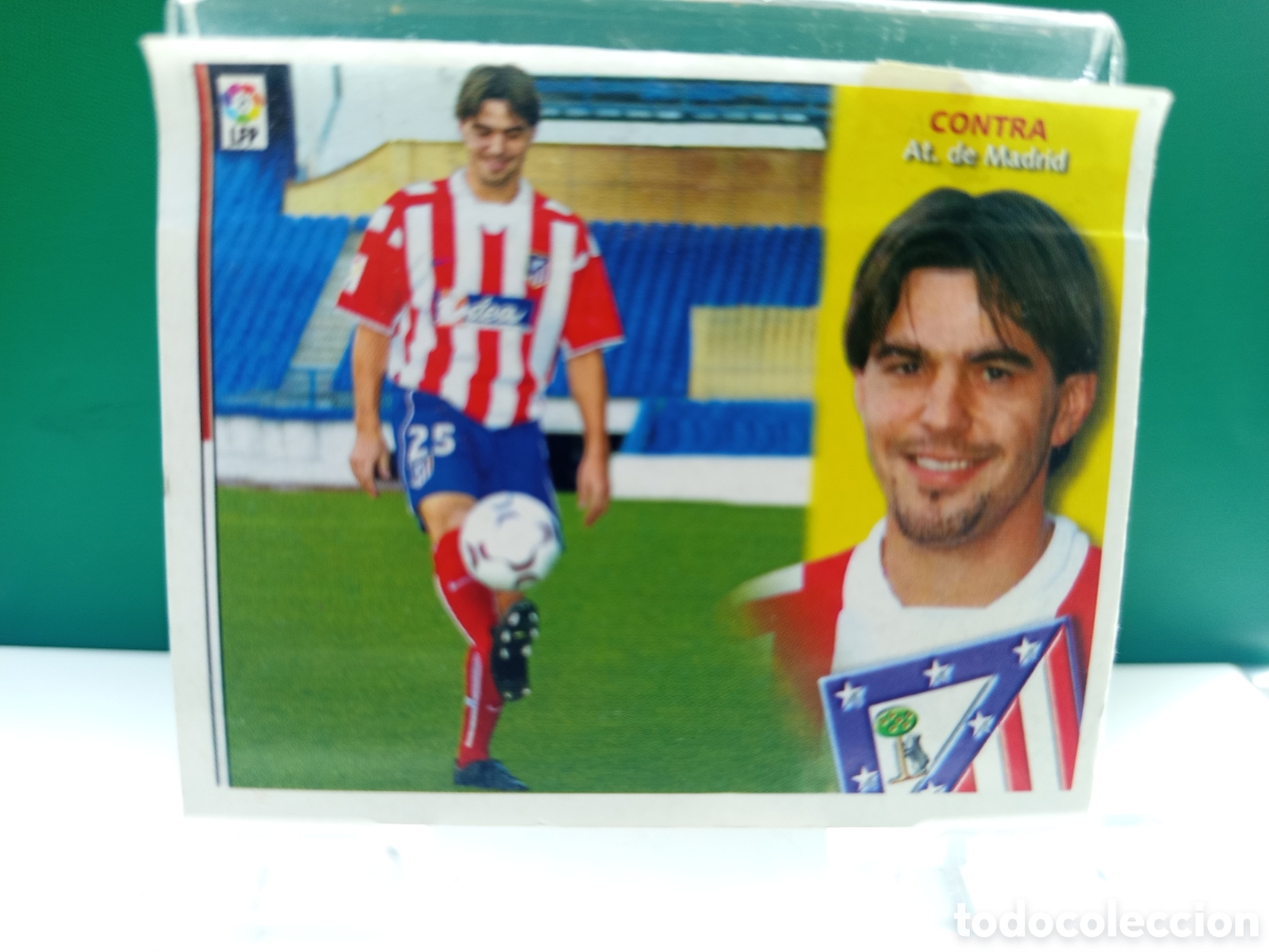 Cromos de f&uacute;tbol: ❇️ CROMO ⚽ CONTRA ATL&Eacute;TICO DE MADRID COLOCA 02 03 2002 2003 ESTE LFP PANINI DESPEGADO VENTANILLA ❇️