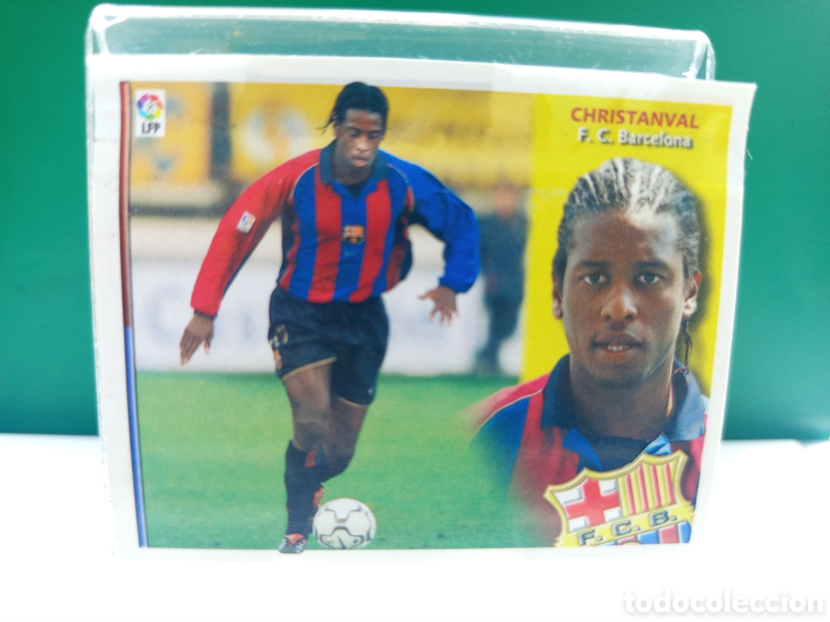 Cromos de f&uacute;tbol: ❇️ CROMO ⚽ CHRISTANVAL BARCELONA LIGA 02 03 2002 2003 ESTE LFP PANINI DESPEGADO VENTANILLA ❇️