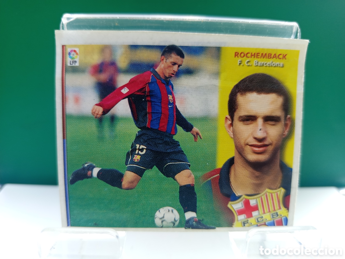 Cromos de f&uacute;tbol: ❇️ CROMO ⚽ ROCHEMBACK BARCELONA LIGA 02 03 2002 2003 ESTE LFP PANINI DESPEGADO VENTANILLA ❇️