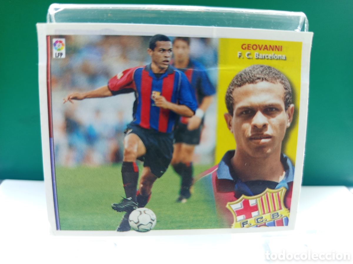 Cromos de f&uacute;tbol: ❇️ CROMO ⚽ GEOVANNI BARCELONA LIGA 02 03 2002 2003 ESTE LFP PANINI DESPEGADO VENTANILLA ❇️