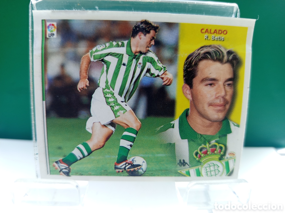 Fu&szlig;ball-Sticker: ❇️ CROMO ⚽ CALADO BETIS LIGA 02 03 2002 2003 ESTE LFP PANINI DESPEGADO EN VENTANILLA ❇️