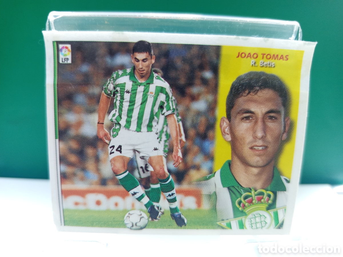 Fu&szlig;ball-Sticker: ❇️ CROMO ⚽ JOAO TOM&Aacute;S BETIS LIGA 02 03 2002 2003 ESTE LFP PANINI DESPEGADO EN VENTANILLA ❇️