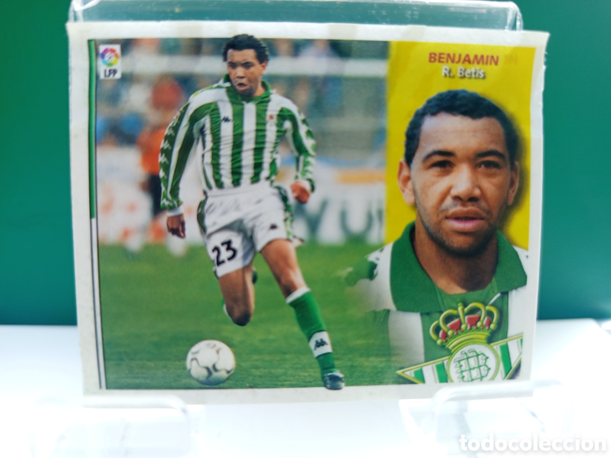 Cartes &agrave; collectionner de Football: ❇️ CROMO ⚽ BENJAM&Iacute;N BETIS LIGA 02 03 2002 2003 ESTE LFP PANINI DESPEGADO EN VENTANILLA ❇️