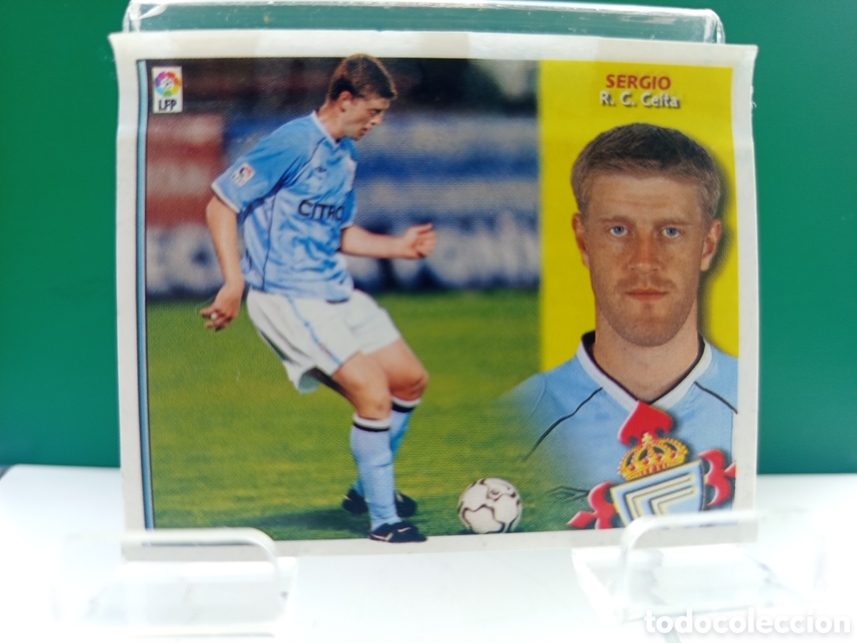 Cartes &agrave; collectionner de Football: ❇️ CROMO ⚽ SERGIO CELTA DE VIGO LIGA 02 03 2002 2003 ESTE LFP PANINI DESPEGADO EN VENTANILLA ❇️