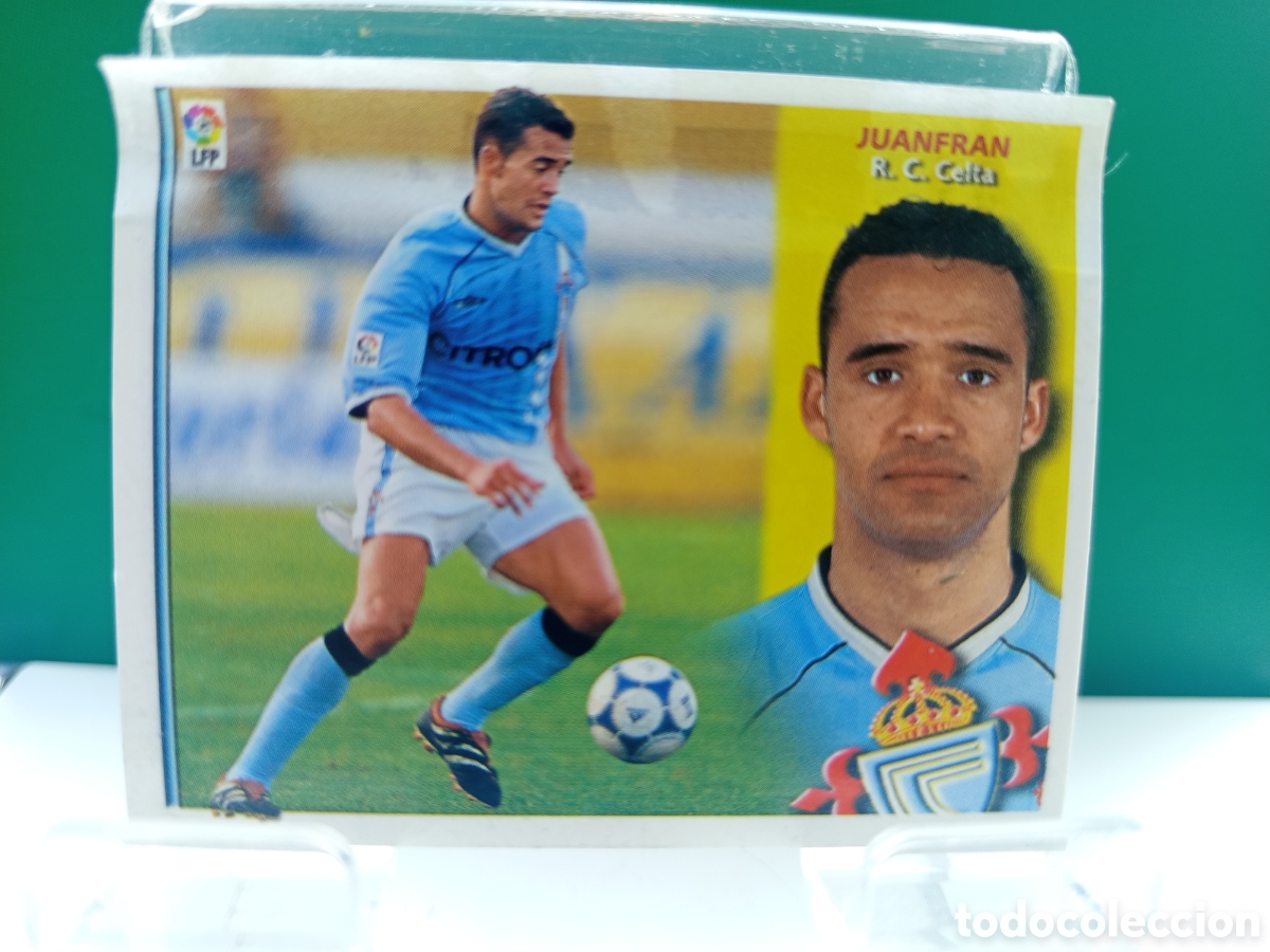 Cartes &agrave; collectionner de Football: ❇️ CROMO ⚽ JUANFRAN CELTA DE VIGO LIGA 02 03 2002 2003 ESTE LFP PANINI DESPEGADO EN VENTANILLA ❇️