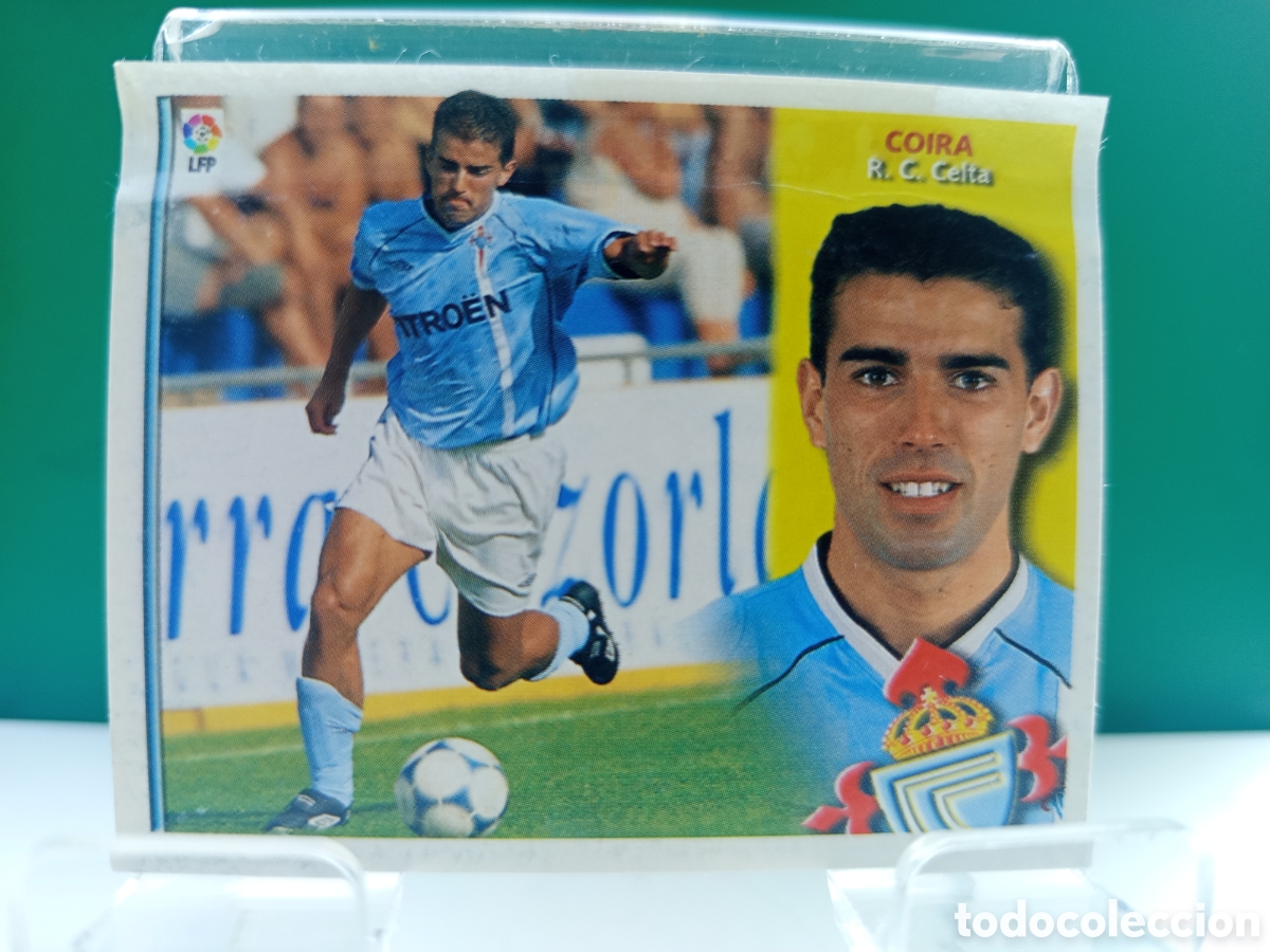 Cromos de f&uacute;tbol: ❇️ CROMO ⚽ COIRA CELTA DE VIGO LIGA 02 03 2002 2003 ESTE LFP PANINI DESPEGADO EN VENTANILLA ❇️