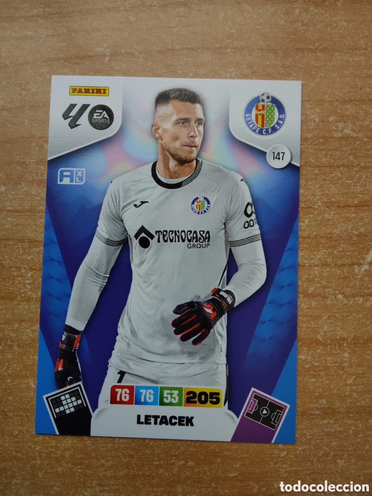 Cromos de f&uacute;tbol: 147 LETACEK GETAFE ADRENALYN XL LIGA 2025 2026
