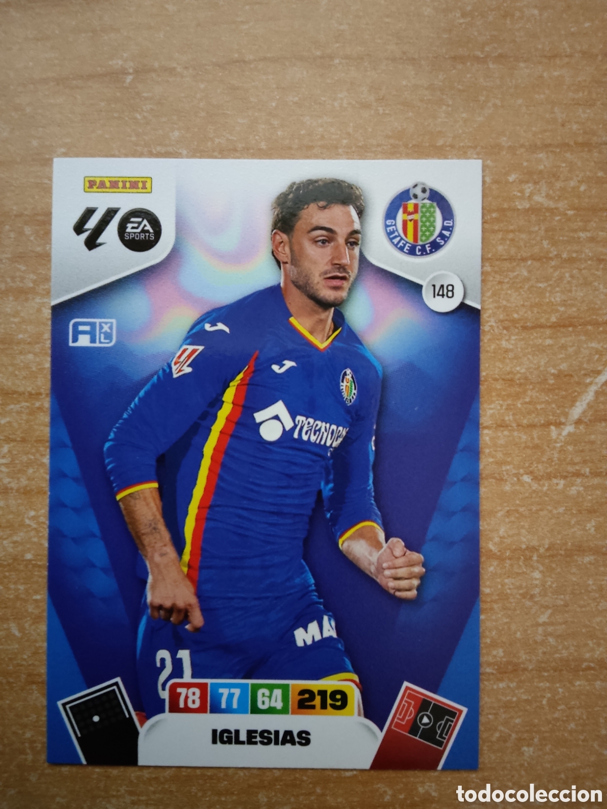 Cromos de f&uacute;tbol: 148 IGLESIAS GETAFE ADRENALYN XL LIGA 2025 2026
