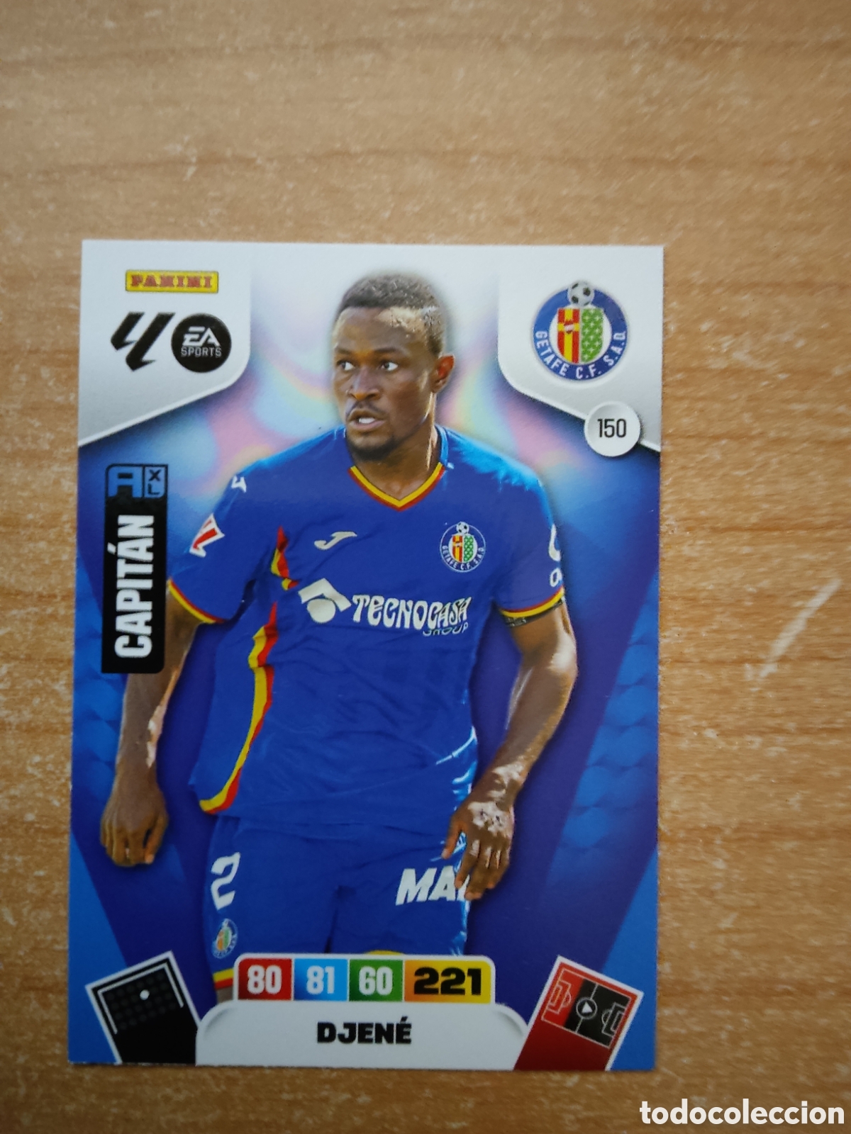 Cromos de f&uacute;tbol: 150 DJENE GETAFE ADRENALYN XL LIGA 2025 2026
