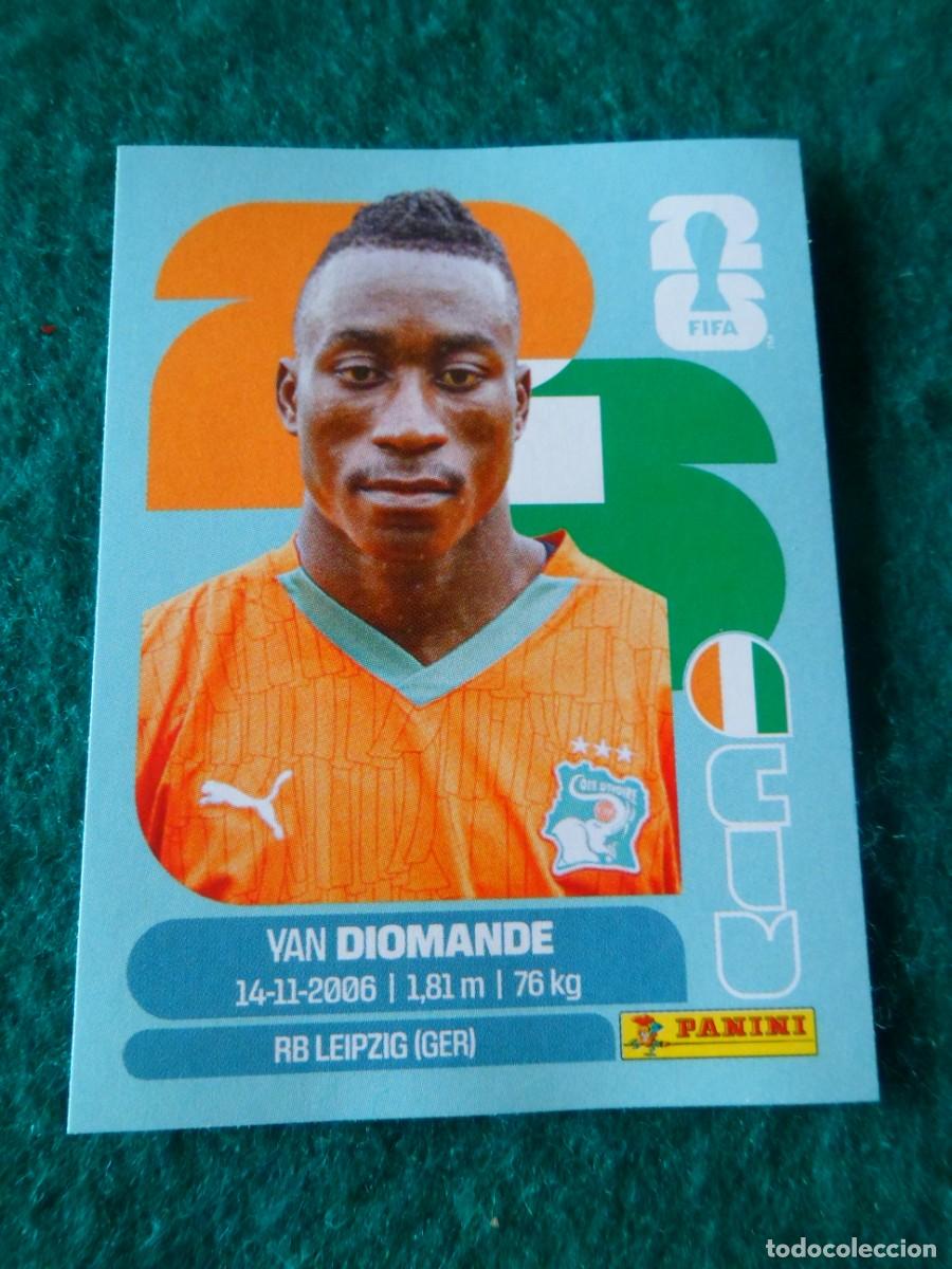Cromos de f&uacute;tbol: CROMO FIFA WORLD CUP 2026. PANINI. YAN DIOMANDE. CIV 18