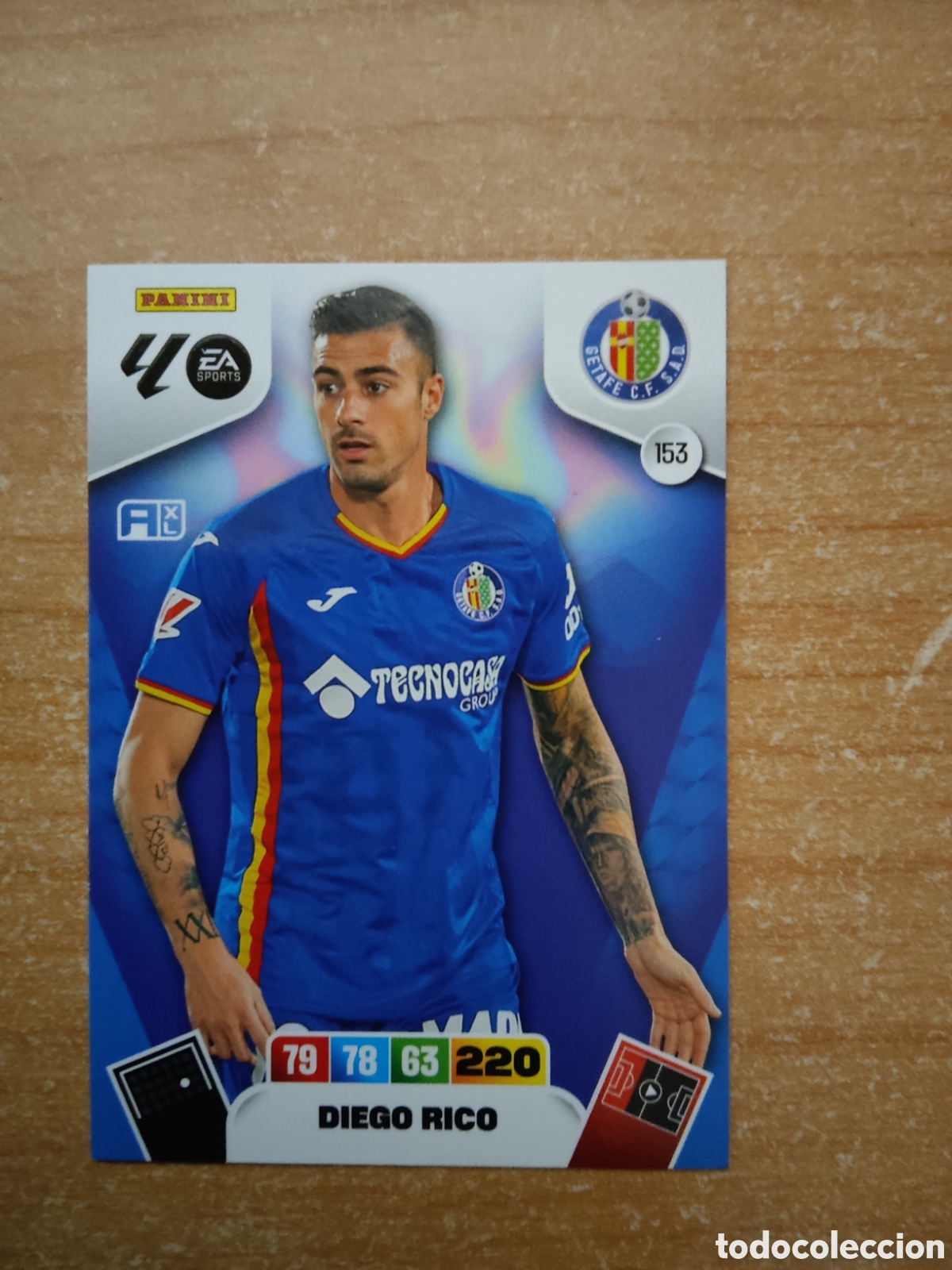 Cromos de f&uacute;tbol: 153 DIEGO RICO GETAFE ADRENALYN XL LIGA 2025 2026