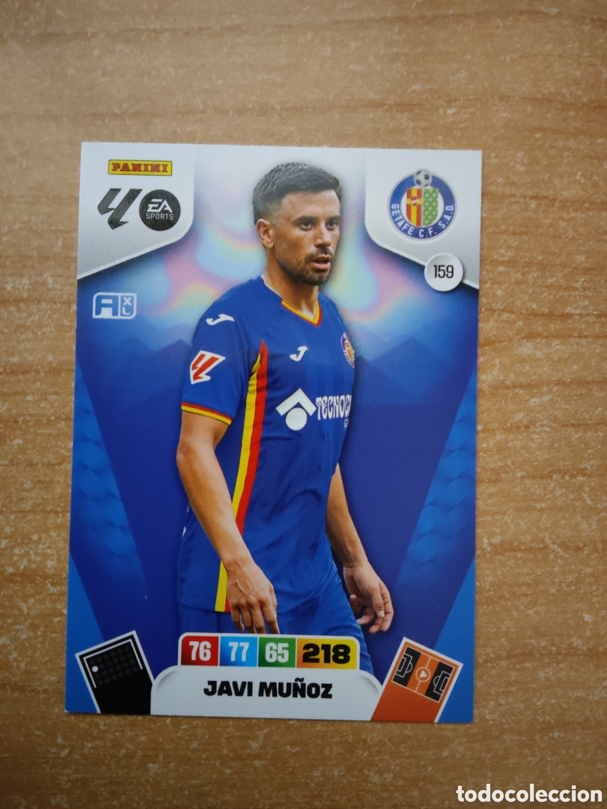 Football Stickers: 159 JAVI MU&Ntilde;OZ GETAFE ADRENALYN XL LIGA 2025 2026