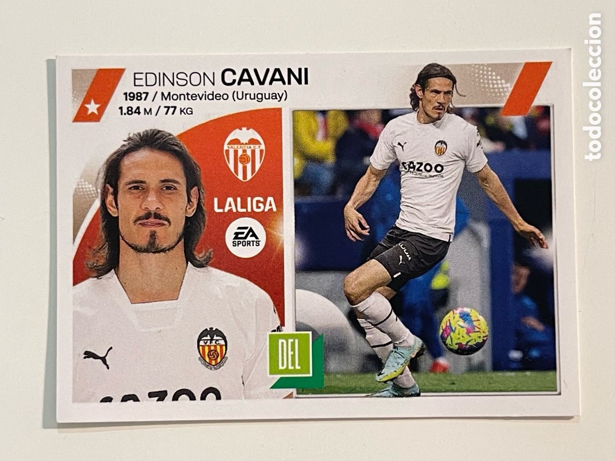 Cromos de f&uacute;tbol: Cromo Edinson Cavani colecci&oacute;n album de cromos LIGA 2023-24 Coleccciones Este Panini