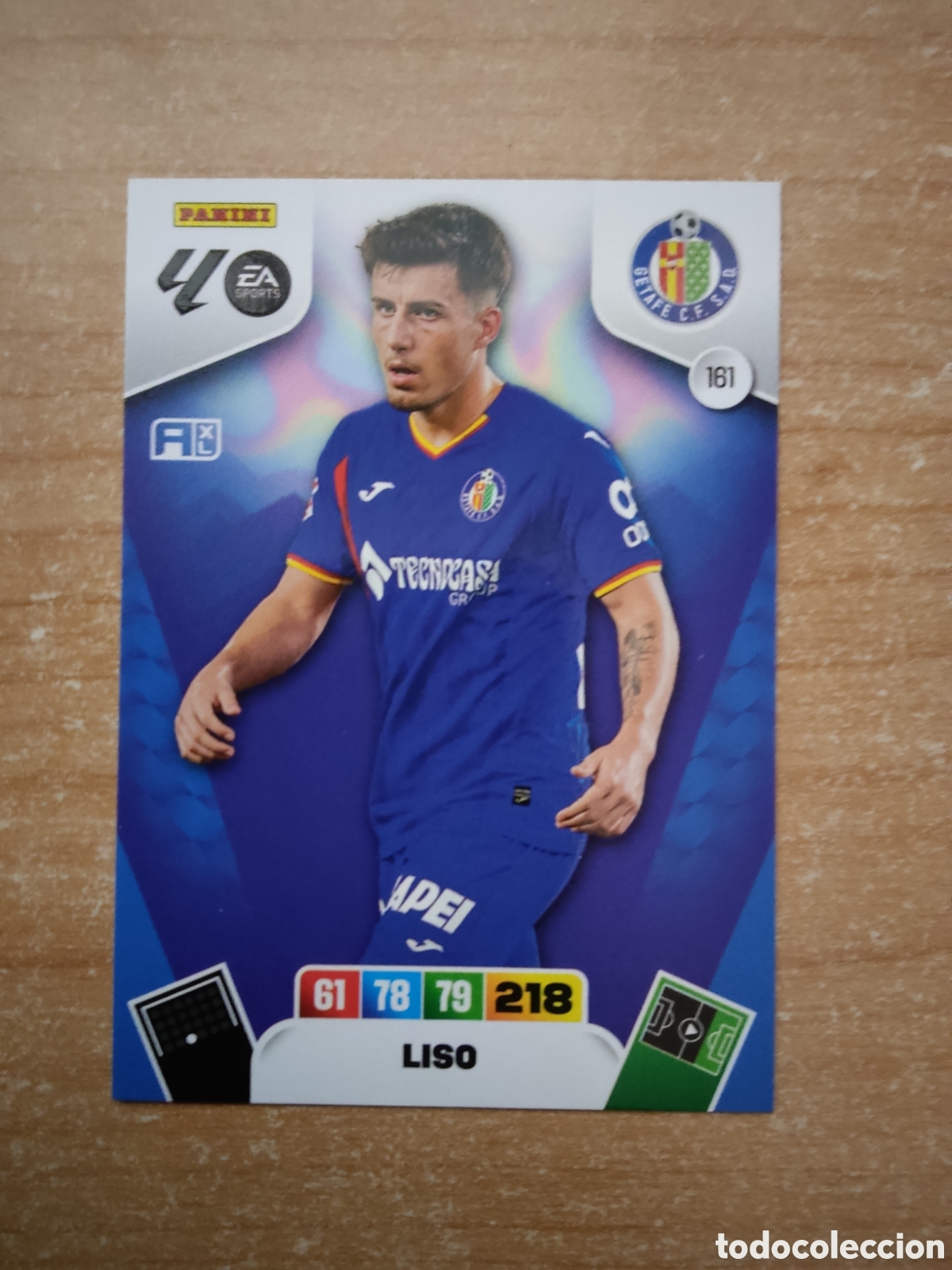 Cromos de f&uacute;tbol: 161 LISO GETAFE ADRENALYN XL LIGA 2025 2026