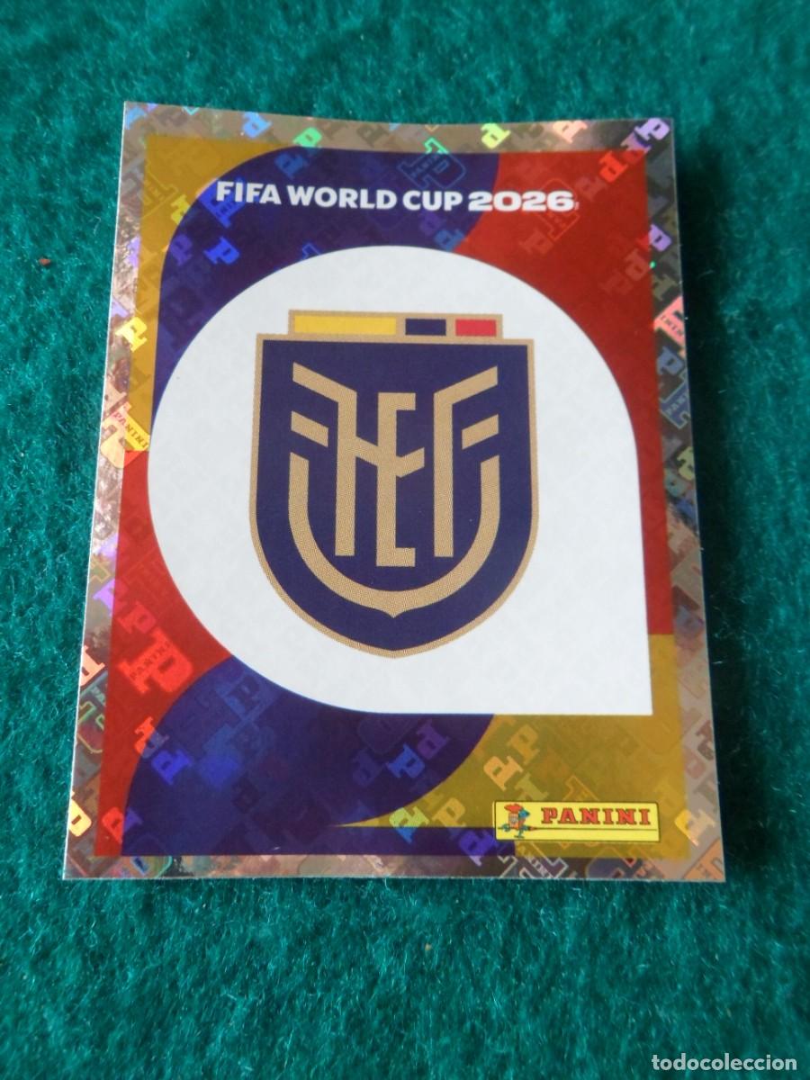 Cromos de f&uacute;tbol: CROMO FIFA WORLD CUP 2026. PANINI. LOGO ECUADOR. ECU 1