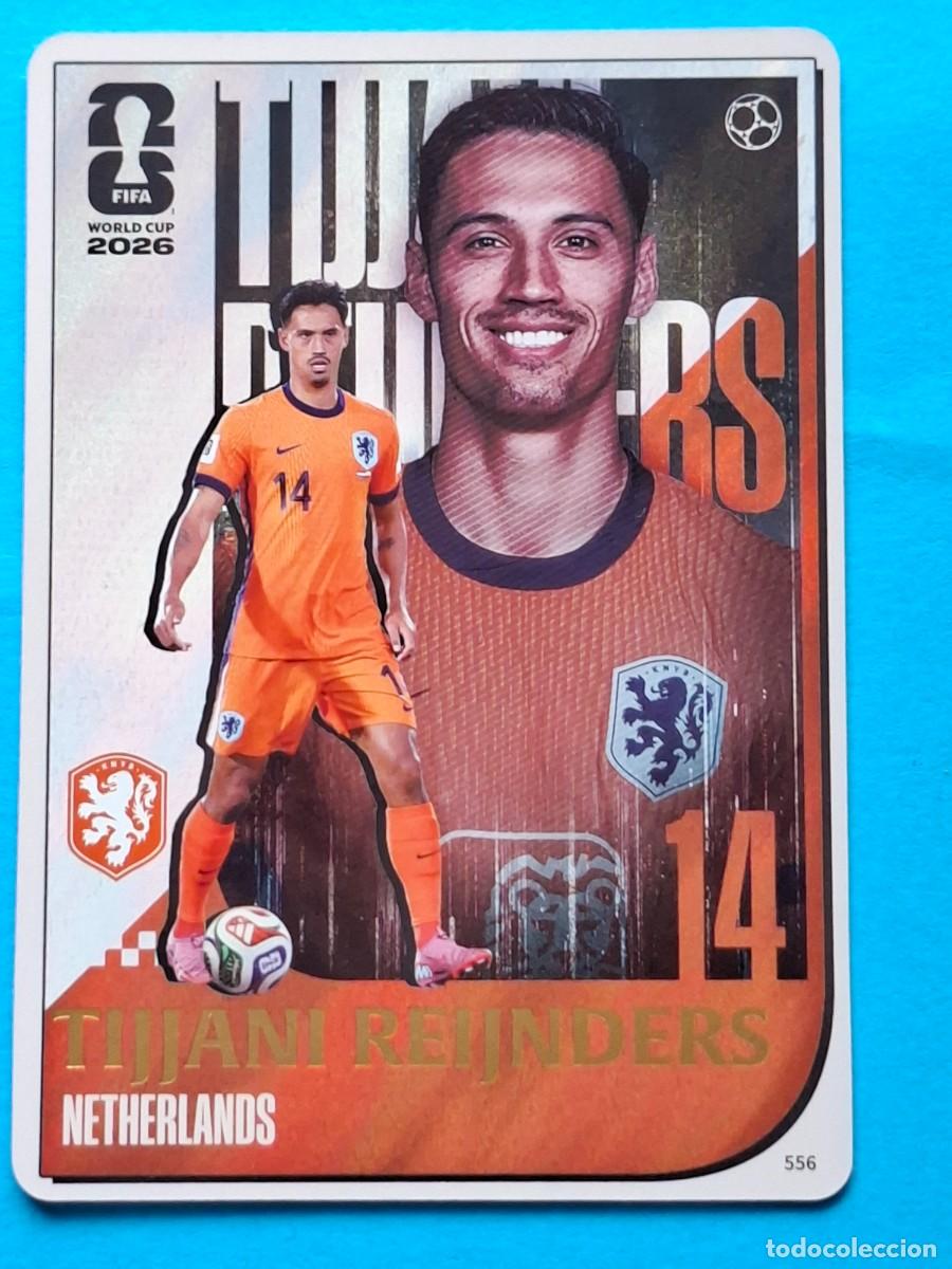 Cromos de f&uacute;tbol: Pictorial #556 TIJJANI REIJNDERS (Netherlands) - PANINI KAYOU (China) FIFA World Cup 2026