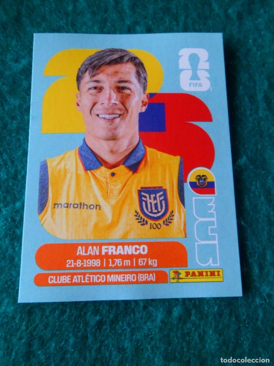 Cromos de f&uacute;tbol: CROMO FIFA WORLD CUP 2026. PANINI. ALAN FRANCO. ECU 10