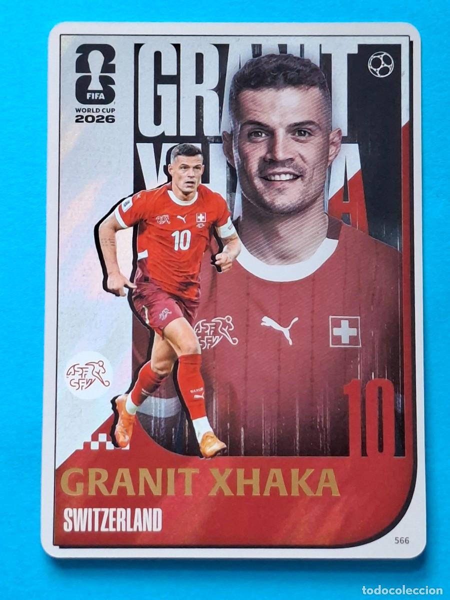Cromos de f&uacute;tbol: Pictorial #566 GRANIT XHAKA (Switzerland) - PANINI KAYOU (China) FIFA World Cup 2026