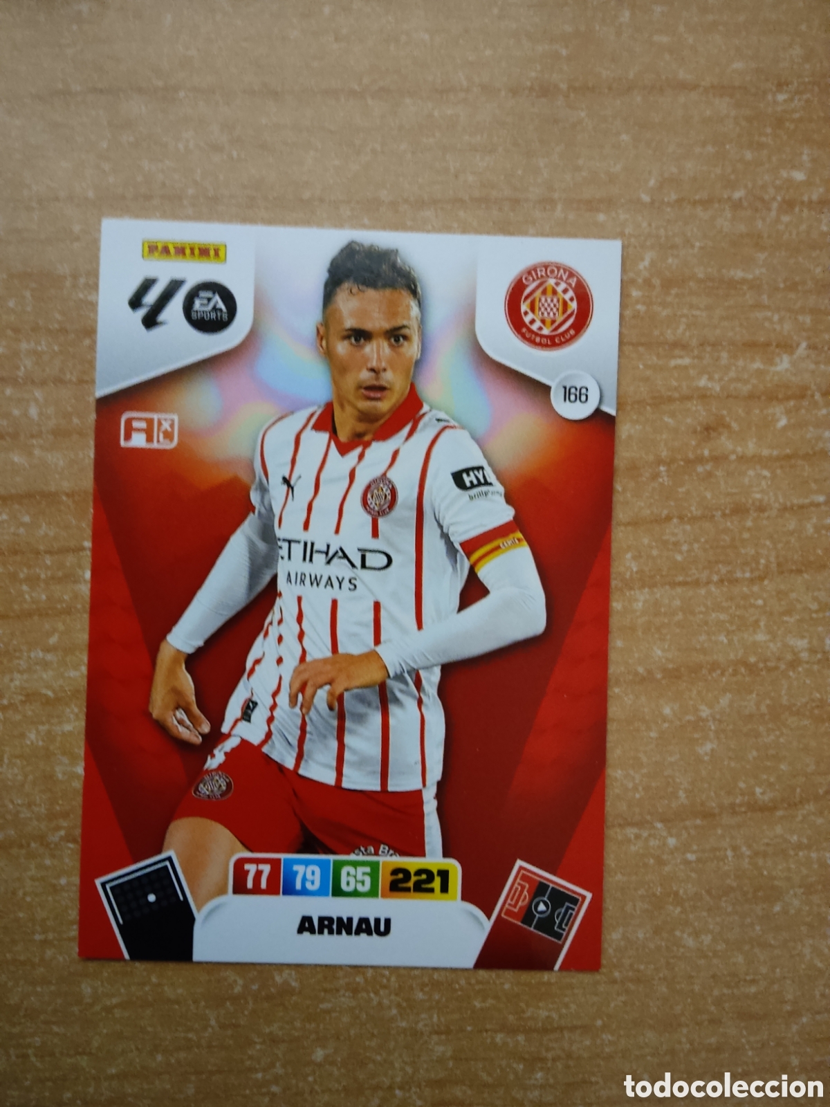 Cromos de f&uacute;tbol: 166 ARNAU GIRONA ADRENALYN XL LIGA 2025 2026