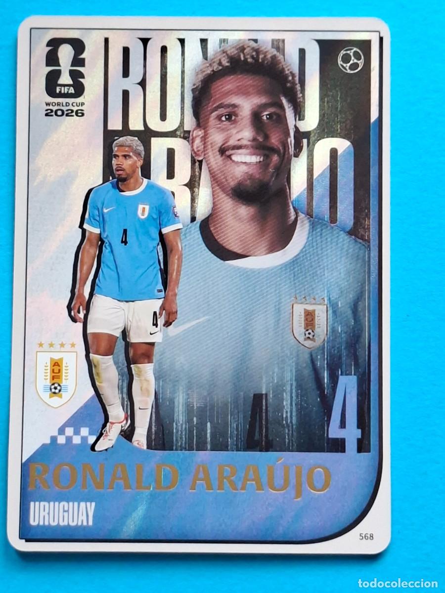 Cromos de f&uacute;tbol: Pictorial #568 RONALD ARA&Uacute;JO (Uruguay) - PANINI KAYOU (China) FIFA World Cup 2026