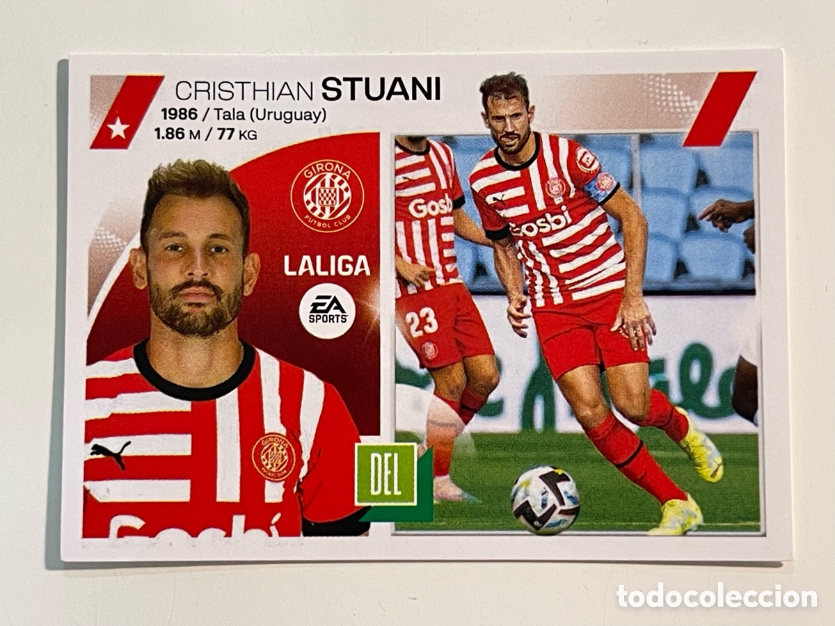 Cromos de f&uacute;tbol: Cromo CRISTHIAN STUANI colecci&oacute;n album de cromos LIGA 2023-24 Coleccciones Este Panini