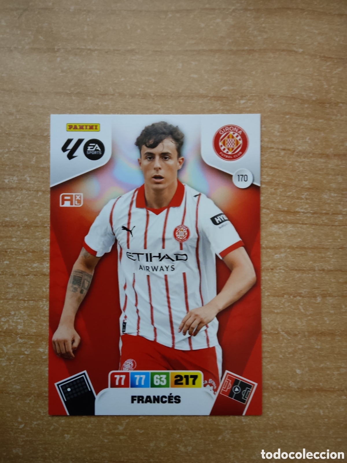 Cromos de f&uacute;tbol: 170 FRANCES GIRONA ADRENALYN XL LIGA 2025 2026