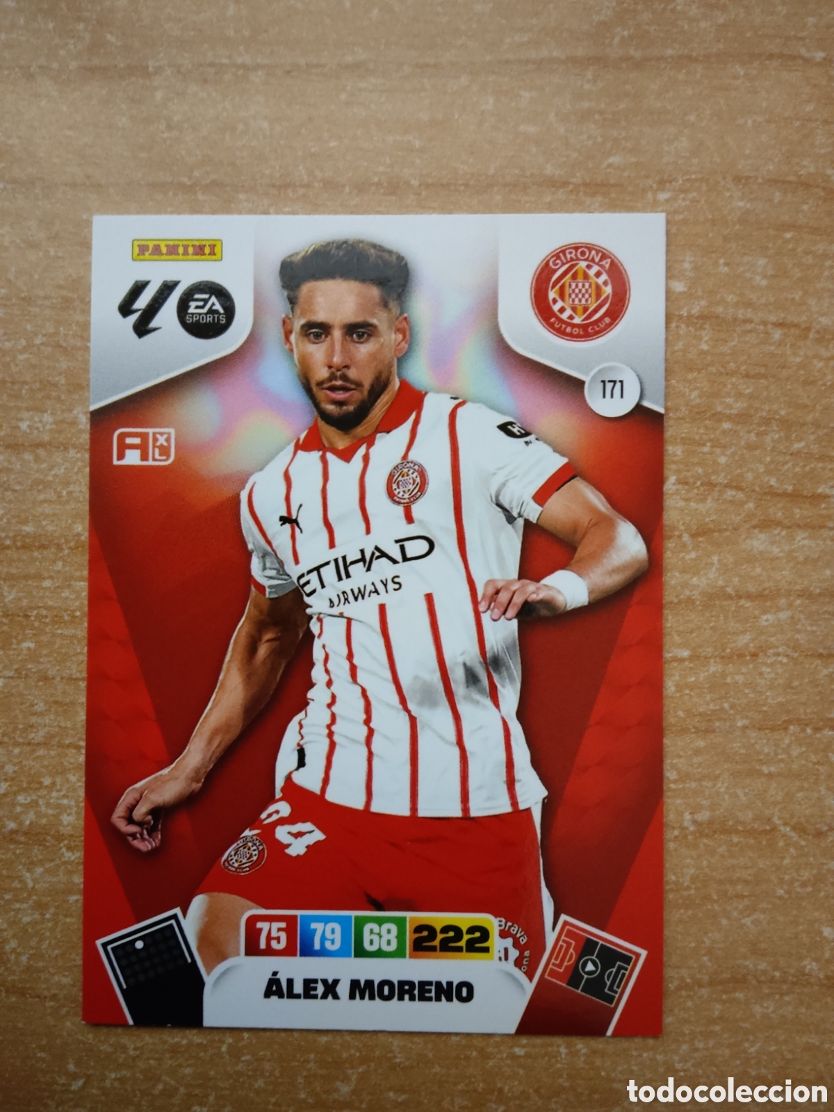 Cromos de f&uacute;tbol: 171 ALEX MORENO GIRONA ADRENALYN XL LIGA 2025 2026