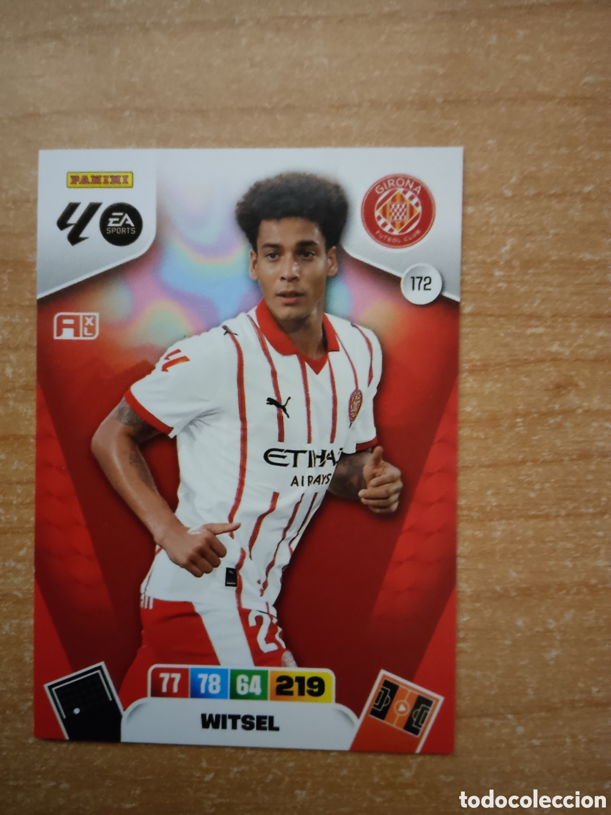 Cromos de f&uacute;tbol: 172 WITSEL GIRONA ADRENALYN XL LIGA 2025 2026