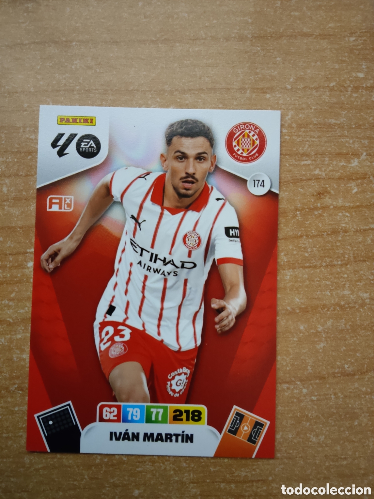 Football Stickers: 174 IVAN MARTIN GIRONA ADRENALYN XL LIGA 2025 2026