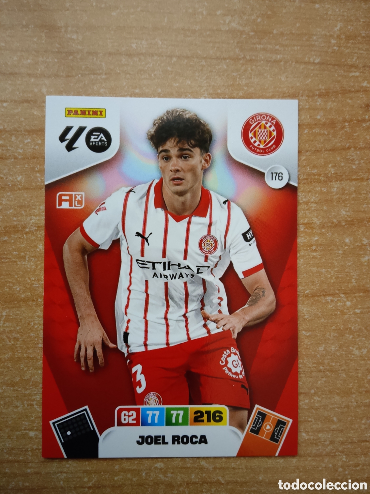 Cromos de f&uacute;tbol: 176 JOEL ROCA GIRONA ADRENALYN XL LIGA 2025 2026