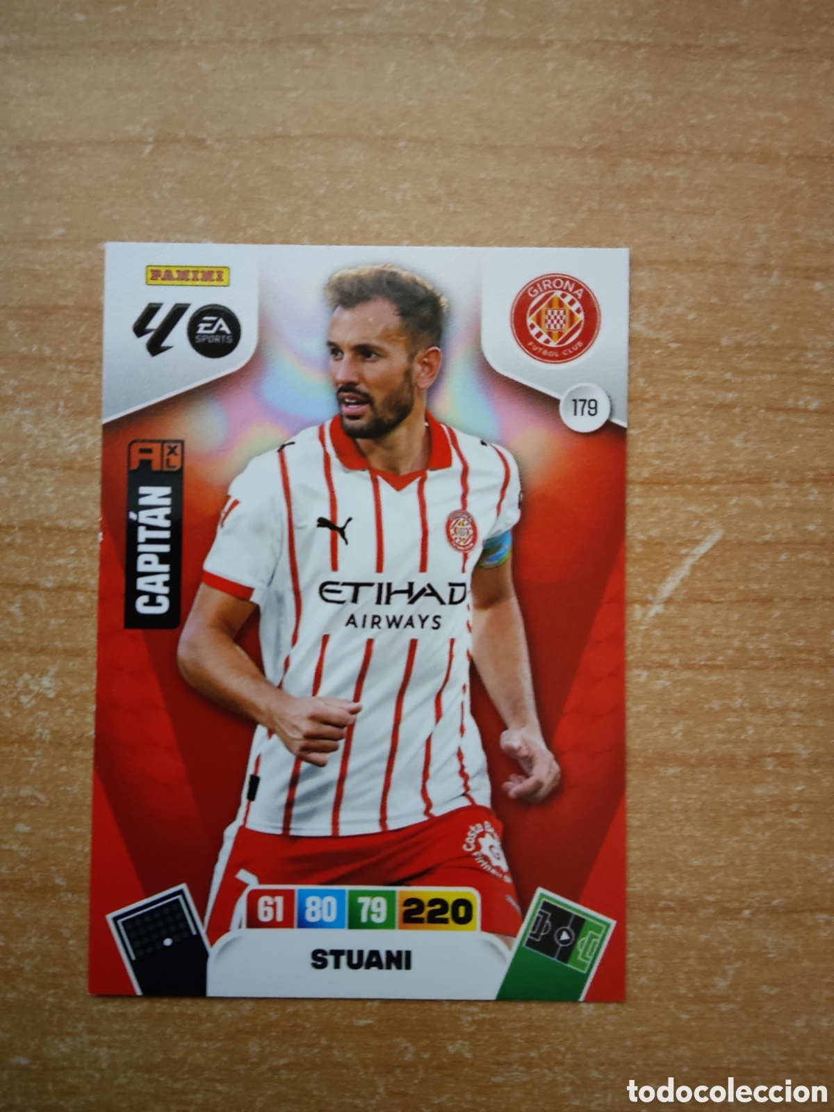 Cromos de f&uacute;tbol: 179 STUANI GIRONA ADRENALYN XL LIGA 2025 2026