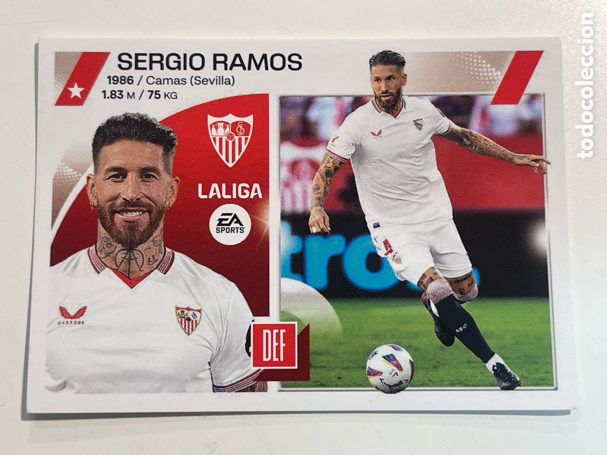 Football Stickers: Cromo SERGIO RAMOS colecci&oacute;n album de cromos LIGA 2023-24 Coleccciones Este Panini