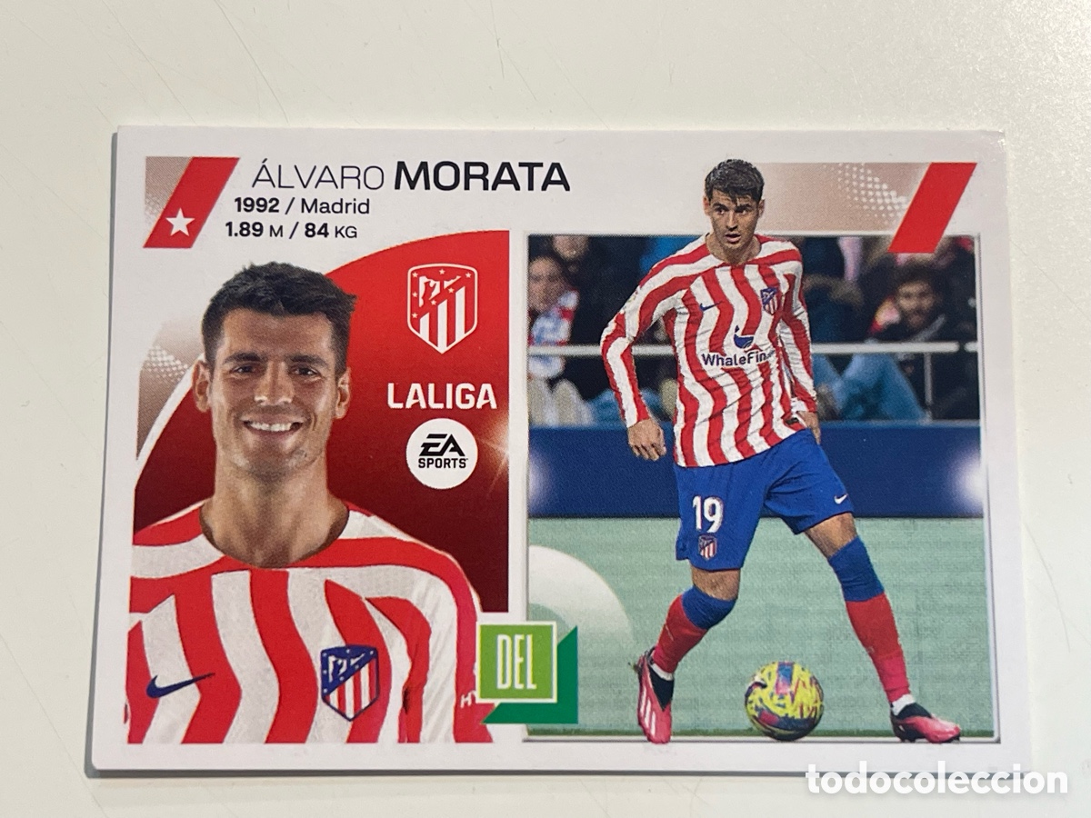Football Stickers: Cromo ALVARO MORATA colecci&oacute;n album de cromos LIGA 2023-24 Coleccciones Este Panini