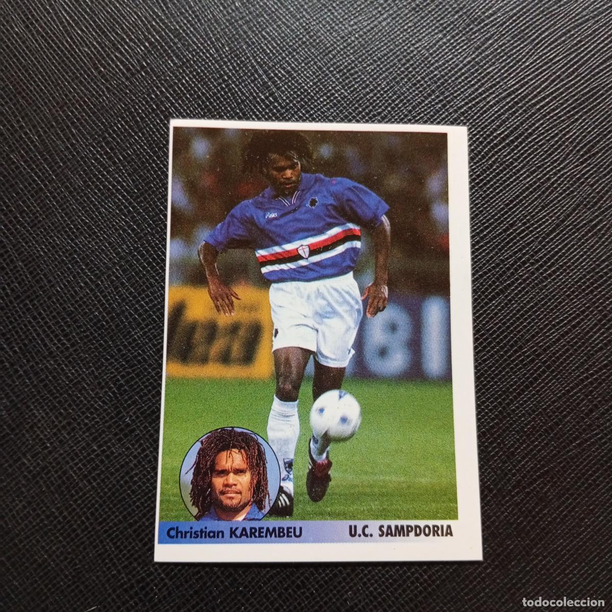 Cromos de f&uacute;tbol: 293 KAREMBEU SAMPDORIA PANINI 1996 1997 LOS MEJORES EQUIPOS DE EUROPA 96 97 - SIN PEGAR A62 PG127