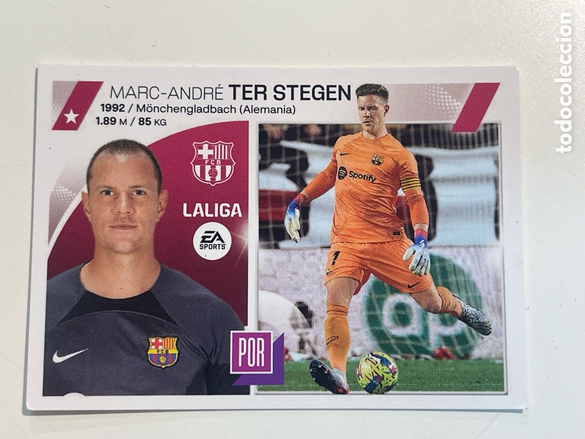 Cromos de f&uacute;tbol: Cromo TER STEGEN colecci&oacute;n album de cromos LIGA 2023-24 Coleccciones Este Panini