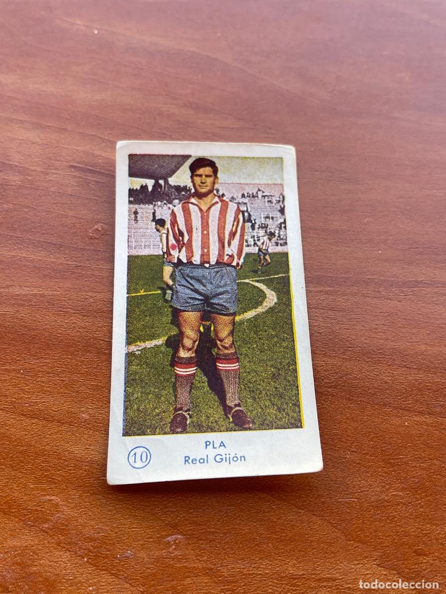 Cromos de f&uacute;tbol: PLA 10 GIJ&Oacute;N Gr&aacute;ficas Bachende liga 1957 1958 sin pegar