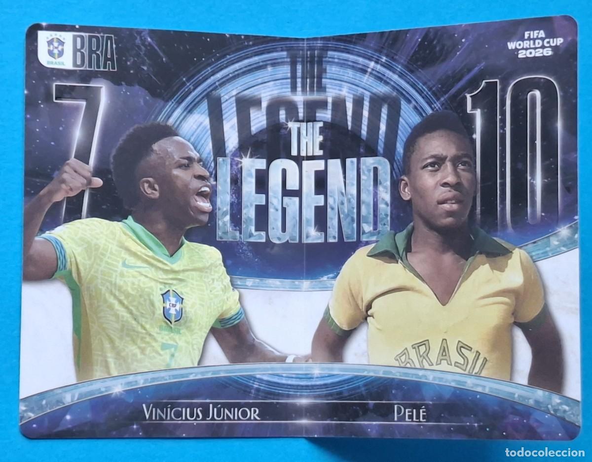 Cromos de f&uacute;tbol: Legacy #677 PEL&Eacute; / VIN&Iacute;CIUS JR. (Brazil) - PANINI KAYOU (China) FIFA World Cup 2026