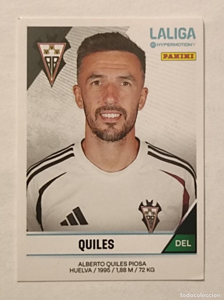 Cromos de f&uacute;tbol: #19 QUILES (ALBACETE BALOMPIE) LIGA HYPERMOTION 24/25 PANINI