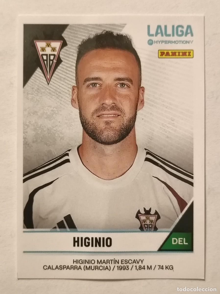 Cromos de f&uacute;tbol: #20 HIGINIO (ALBACETE BALOMPIE) LIGA HYPERMOTION 24/25 PANINI