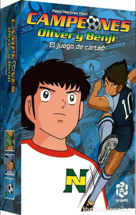 Cromos de f&uacute;tbol: Juego de Cartas Campeones Oliver y Benji | Duelo New Team vs Toho | Juego de F&uacute;tbol para Ni&ntilde;os +10 A