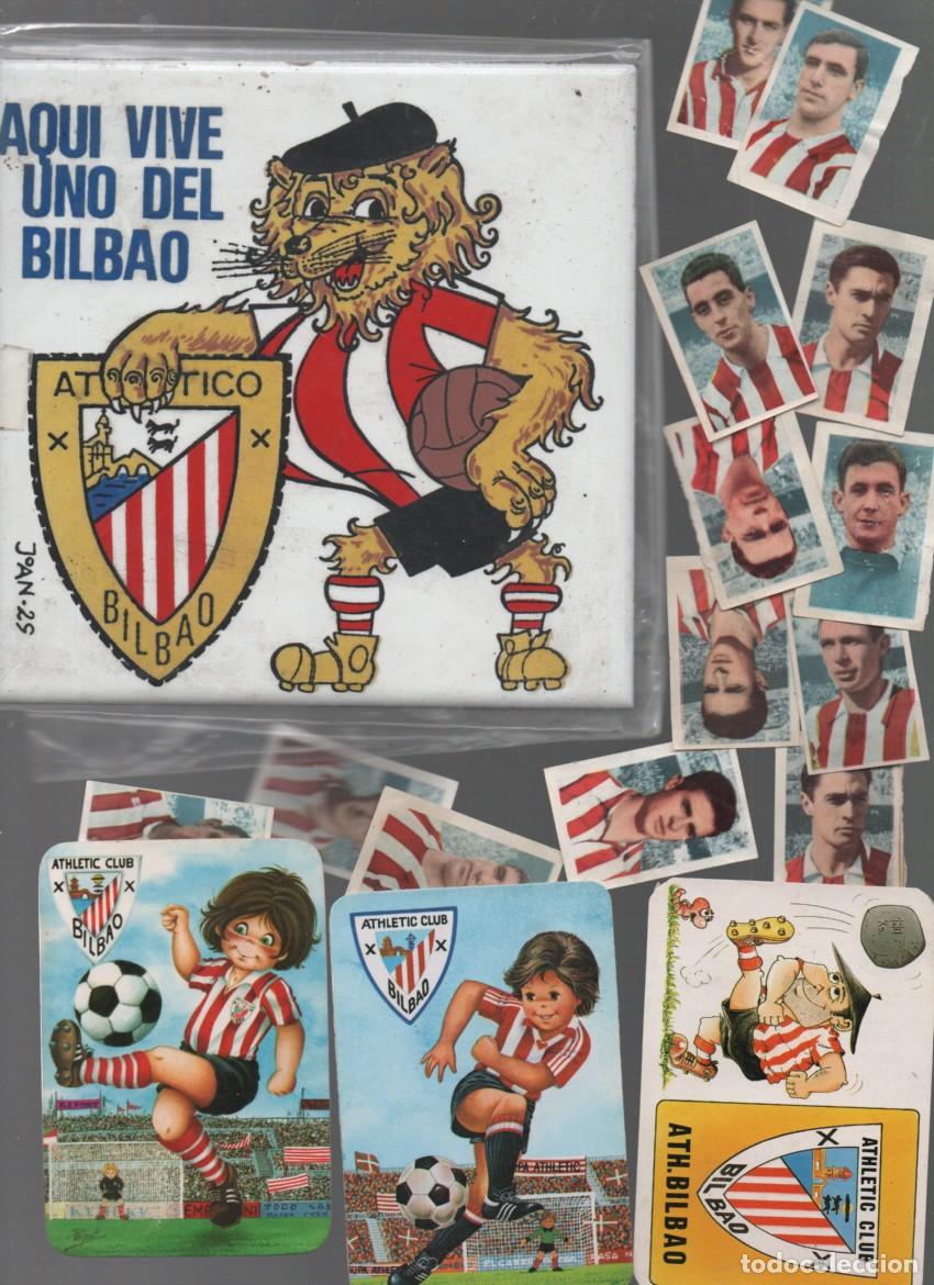 Cromos de f&uacute;tbol: FUTBOL: ATH. BILBAO. LOTE DEL CLUB: AZULEJO, CALENDARIOS, CROMOS... VER DESCRIPCION.