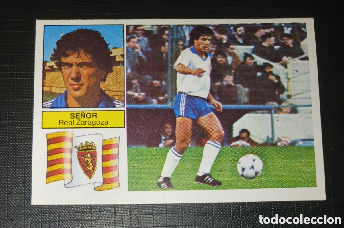 Cromos de f&uacute;tbol: Cromo Se&ntilde;or - Real Zaragoza - Liga 82 83 / 1982 1983 - Ed. Este