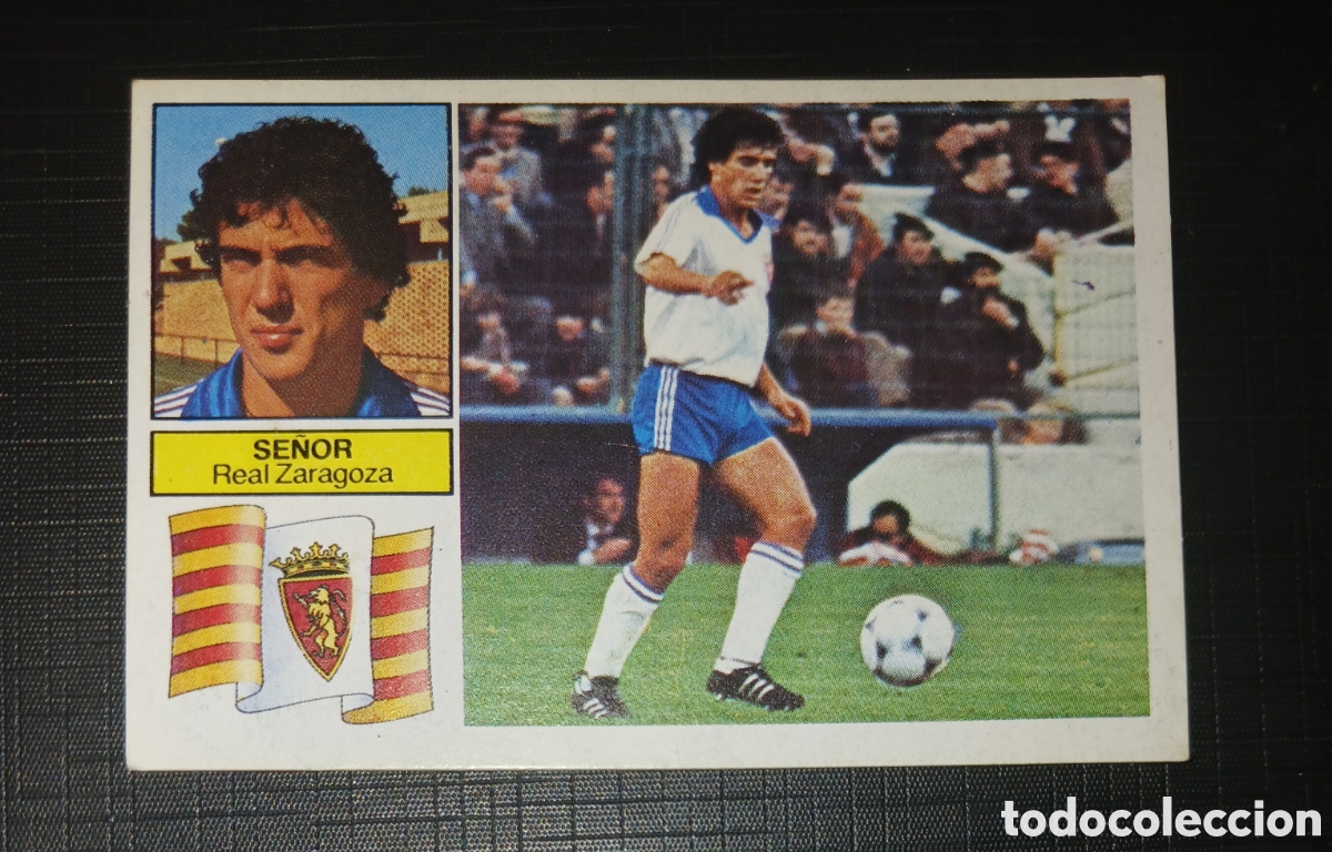 Cromos de f&uacute;tbol: Cromo Se&ntilde;or - Real Zaragoza - Liga 82 83 / 1982 1983 - Ed. Este