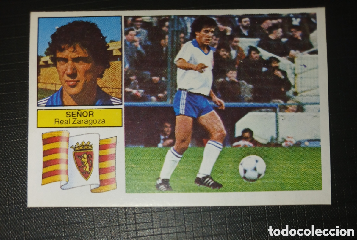 Cromos de f&uacute;tbol: Cromo Se&ntilde;or - Real Zaragoza - Liga 82 83 / 1982 1983 - Ed. Este