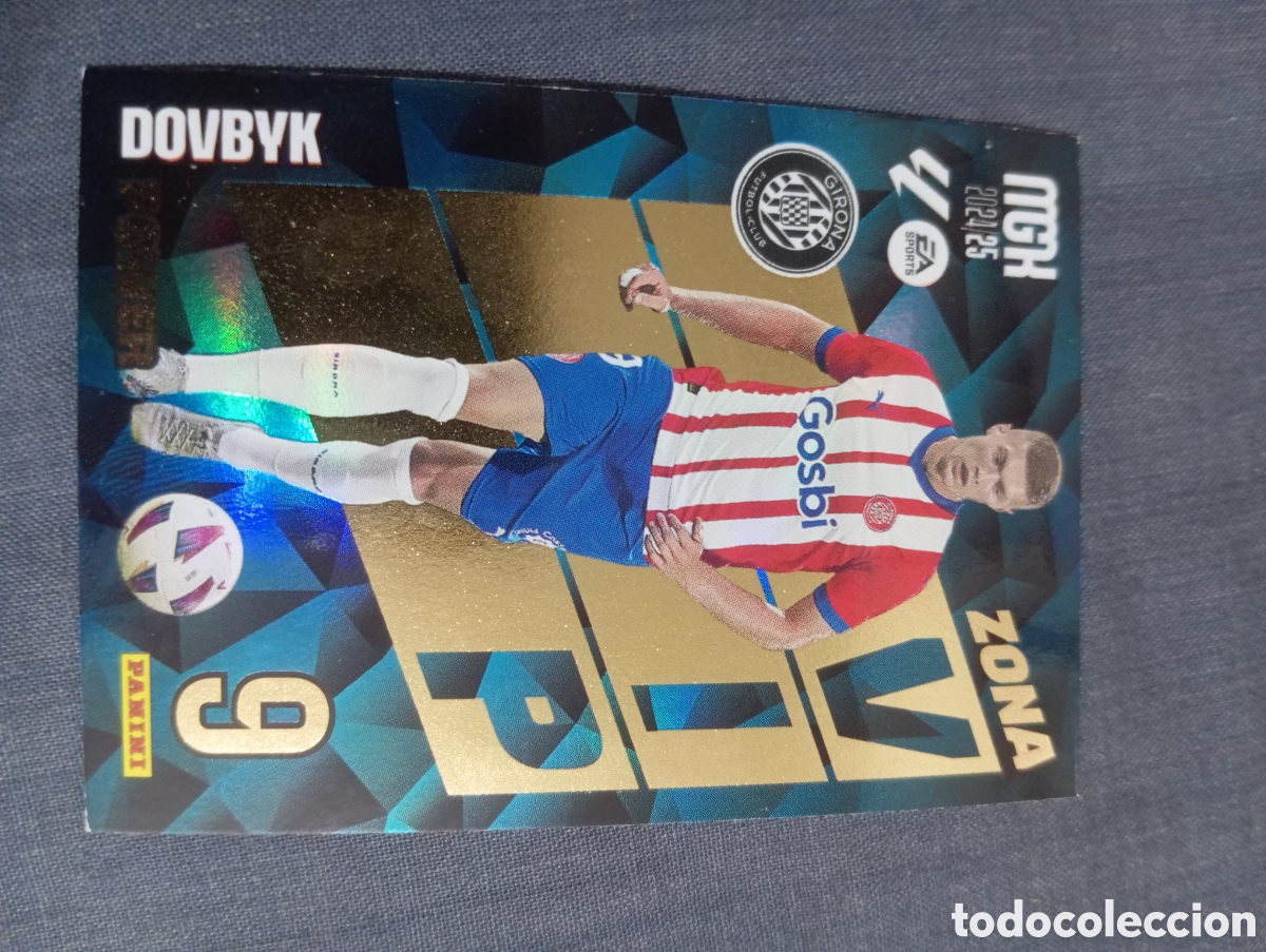 Cromos de f&uacute;tbol: Dovbyk Girona ZONA VIP POWER n&deg;P 393 / PANINI MEGACRACKS 2024/2025