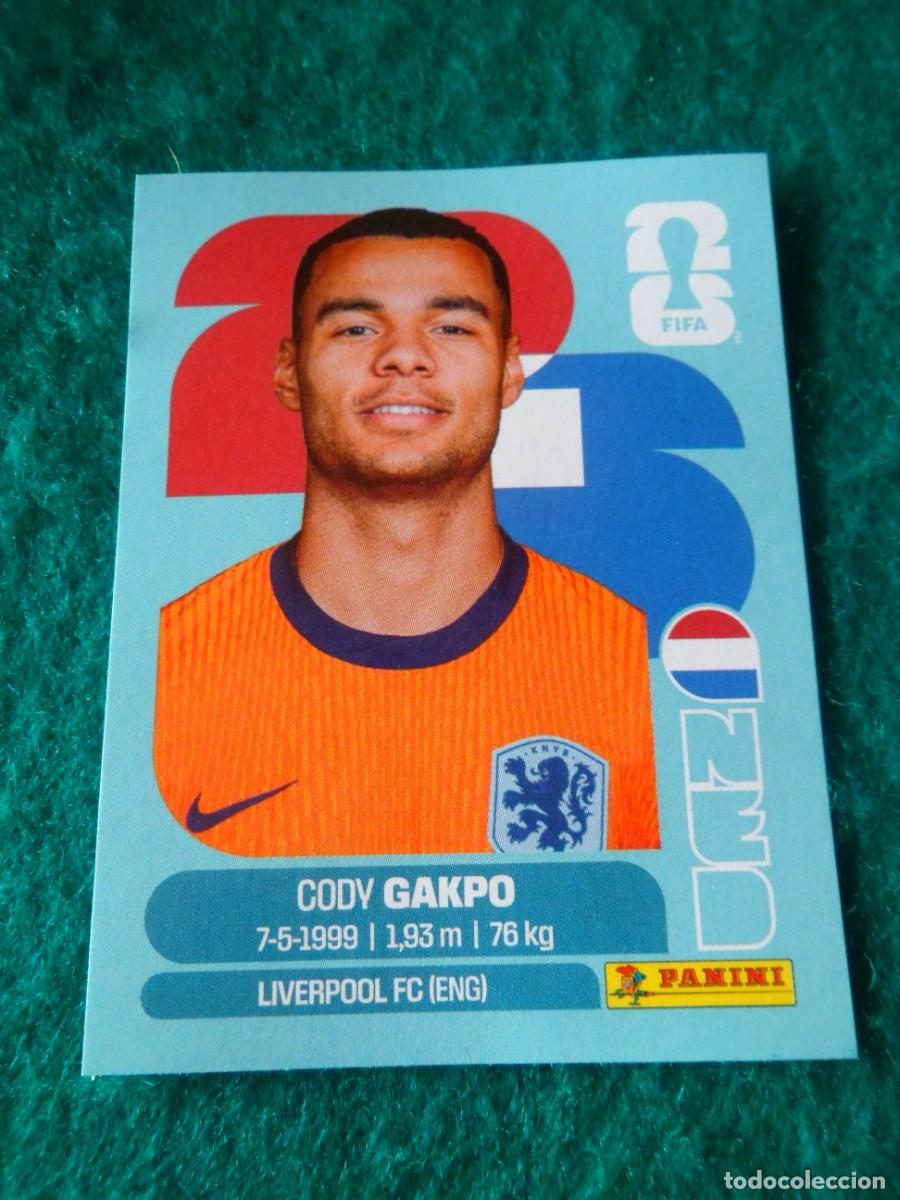 Cromos de f&uacute;tbol: CROMO FIFA WORLD CUP 2026. PANINI. CODY GAKPO. NED 20