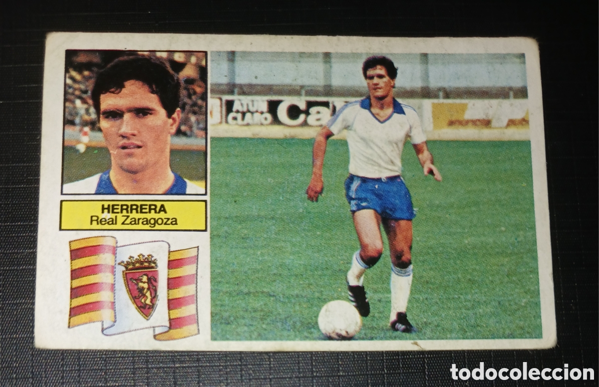 Cromos de f&uacute;tbol: Cromo Baja Herrera - Real Zaragoza - Liga 82 83 / 1982 1983 - Ed. Este