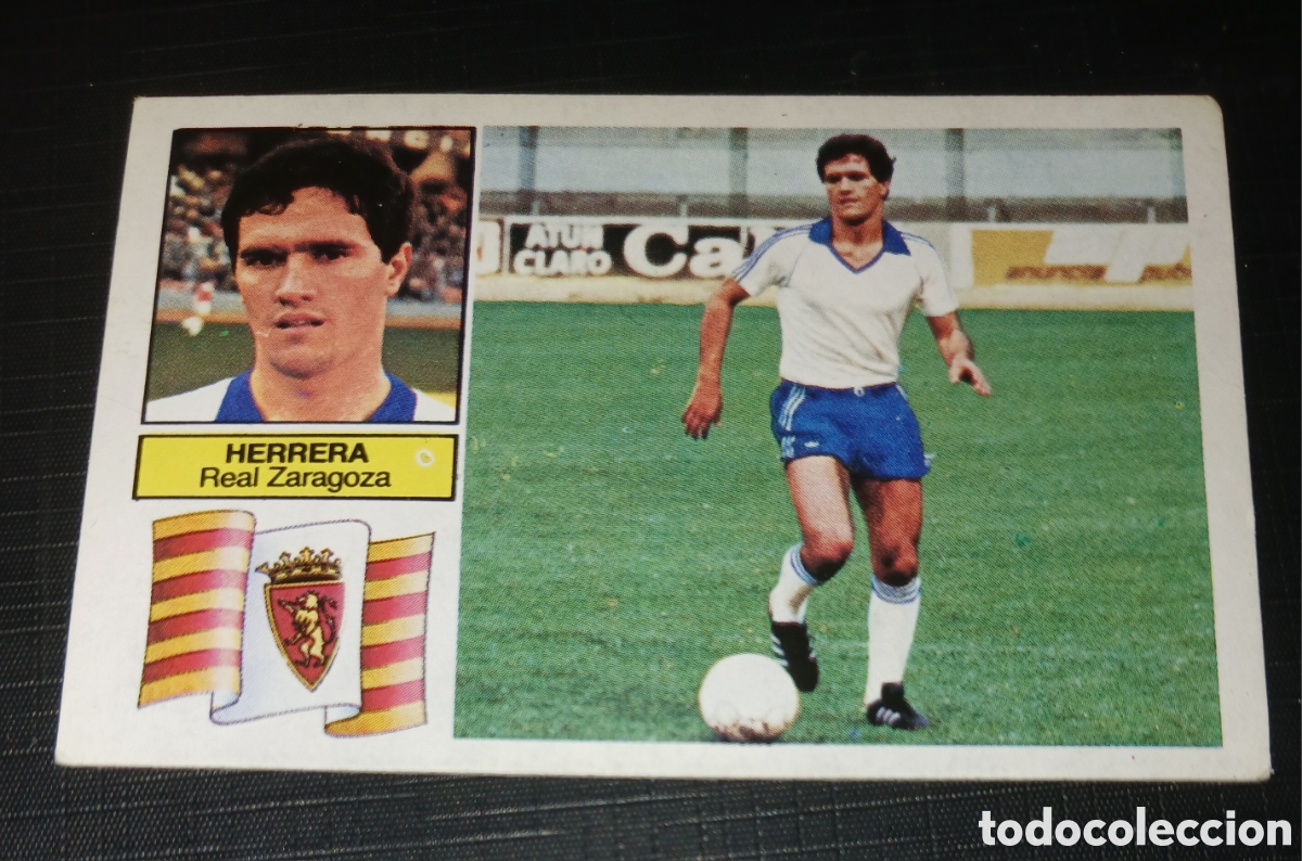 Cromos de f&uacute;tbol: Cromo Baja Herrera - Real Zaragoza - Liga 82 83 / 1982 1983 - Ed. Este